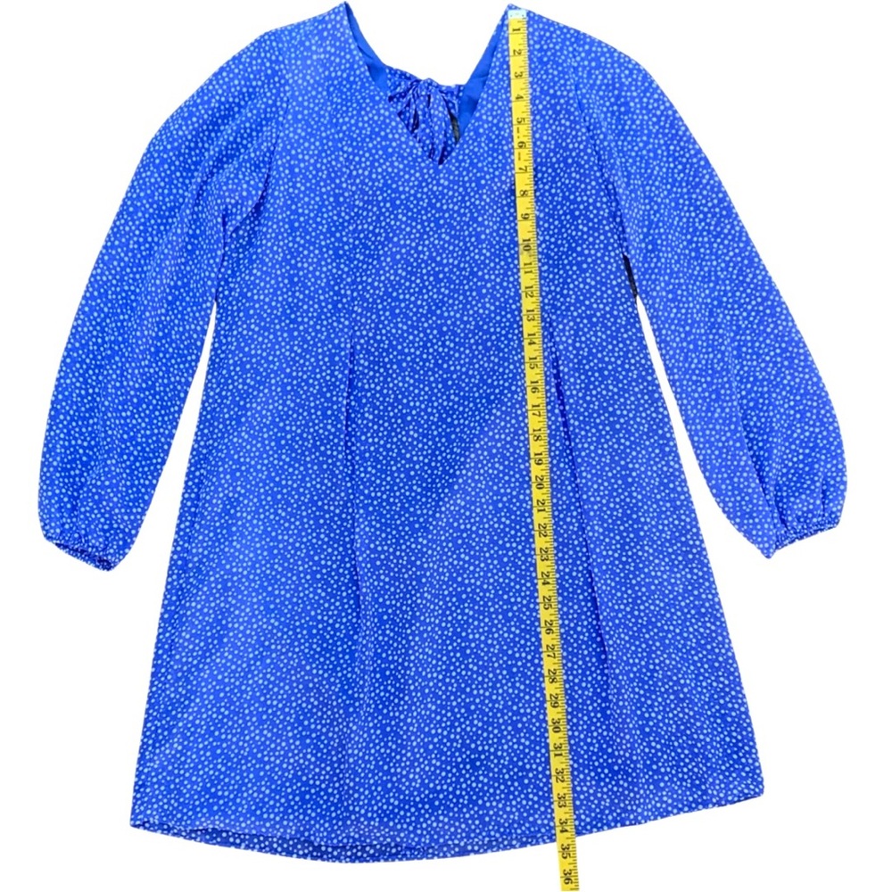 International Concept Dresses Blue Polka Dot Lined Midi Dress - Picture 8 of 15